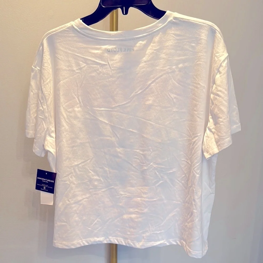 Pink Floyd oversized cropped Graphic T-Shirt NWT XL - Picture 7 of 9